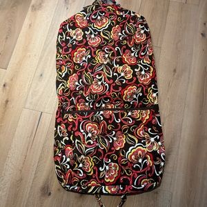 Barely used retired Puccini Vera Bradley garment bag with multiple pockets